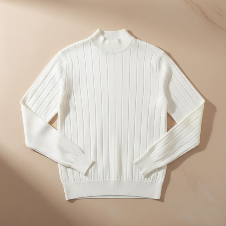 ALESSANDRO VITTORIO STRIPED KNIT SWEATER
