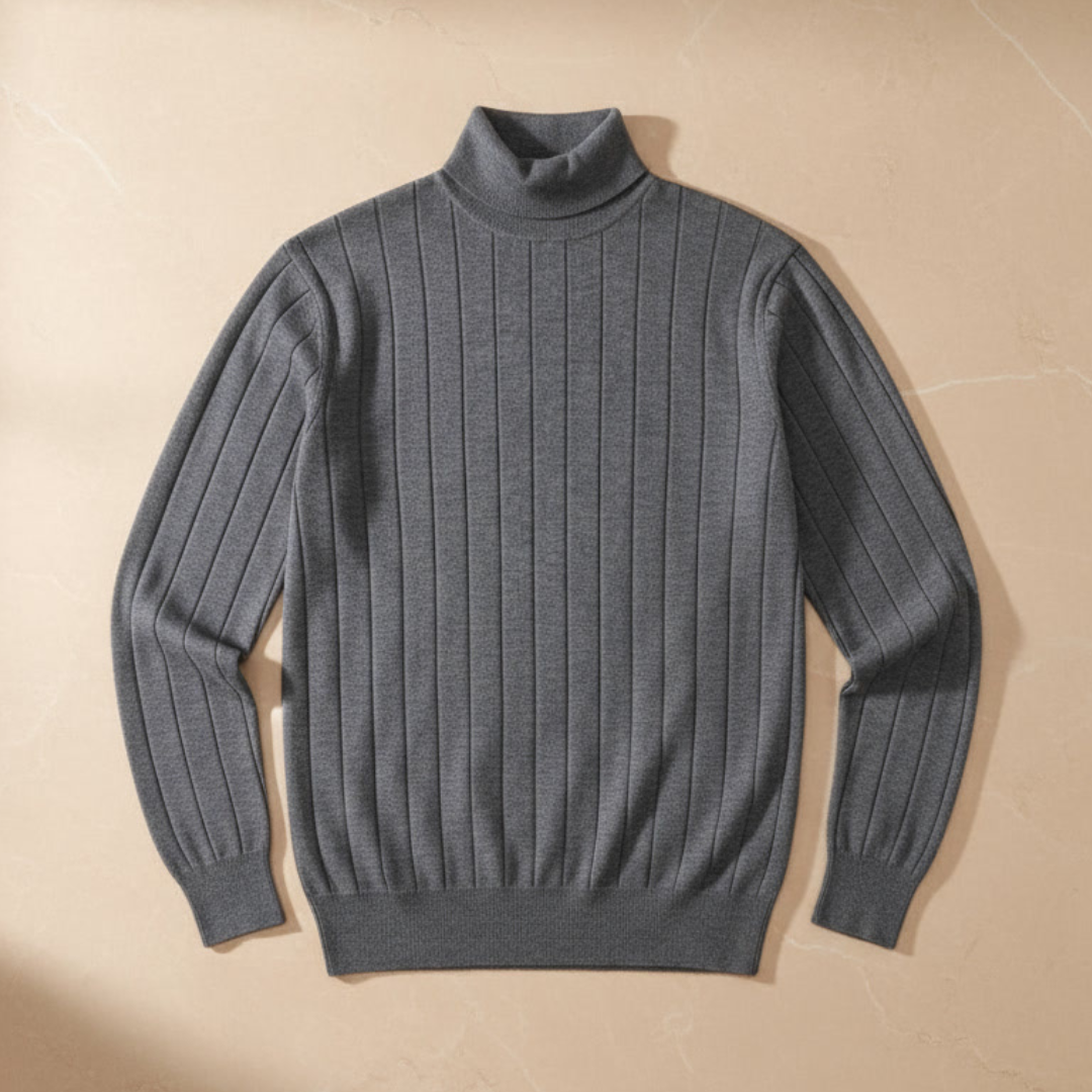 ALESSANDRO VITTORIO STRIPED KNIT SWEATER