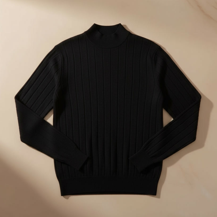 ALESSANDRO VITTORIO STRIPED KNIT SWEATER