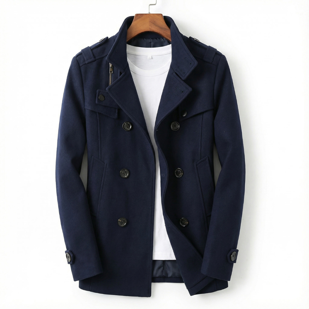 GIOVANNI RAFFAELE EPAULETTE COAT