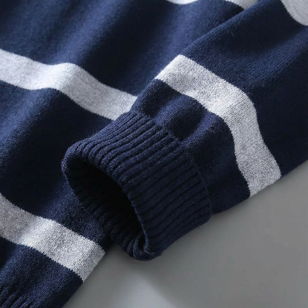 MARCO ADRIANO STRIPED COTTON VEST