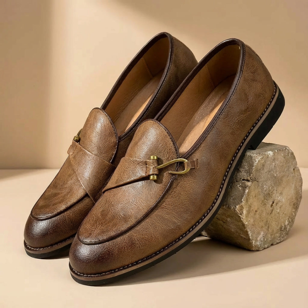 GIANLUCA VITTORIO BUCKLE LOAFER