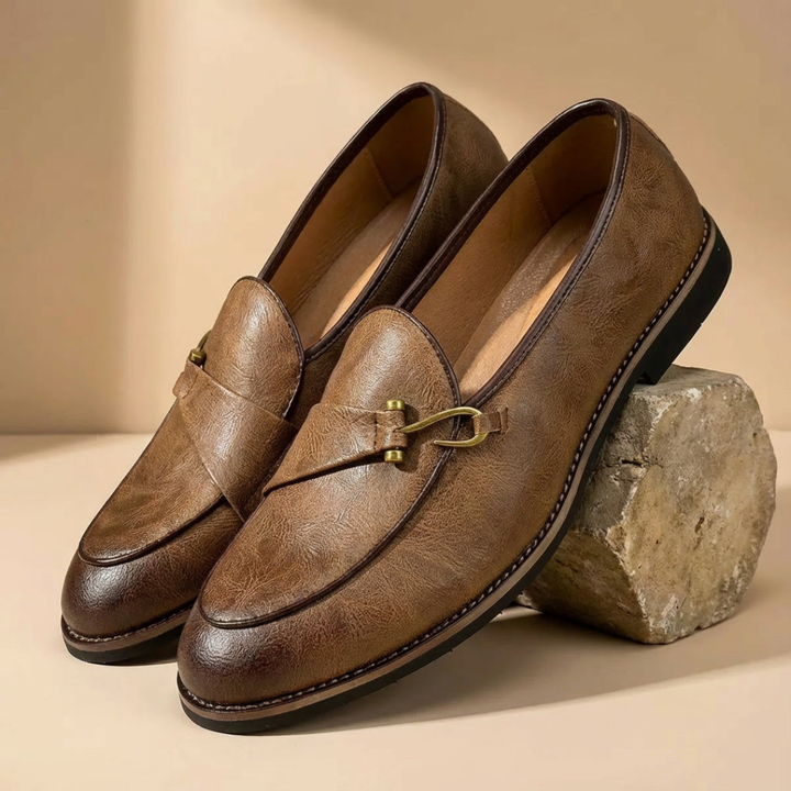 GIANLUCA VITTORIO BUCKLE LOAFER