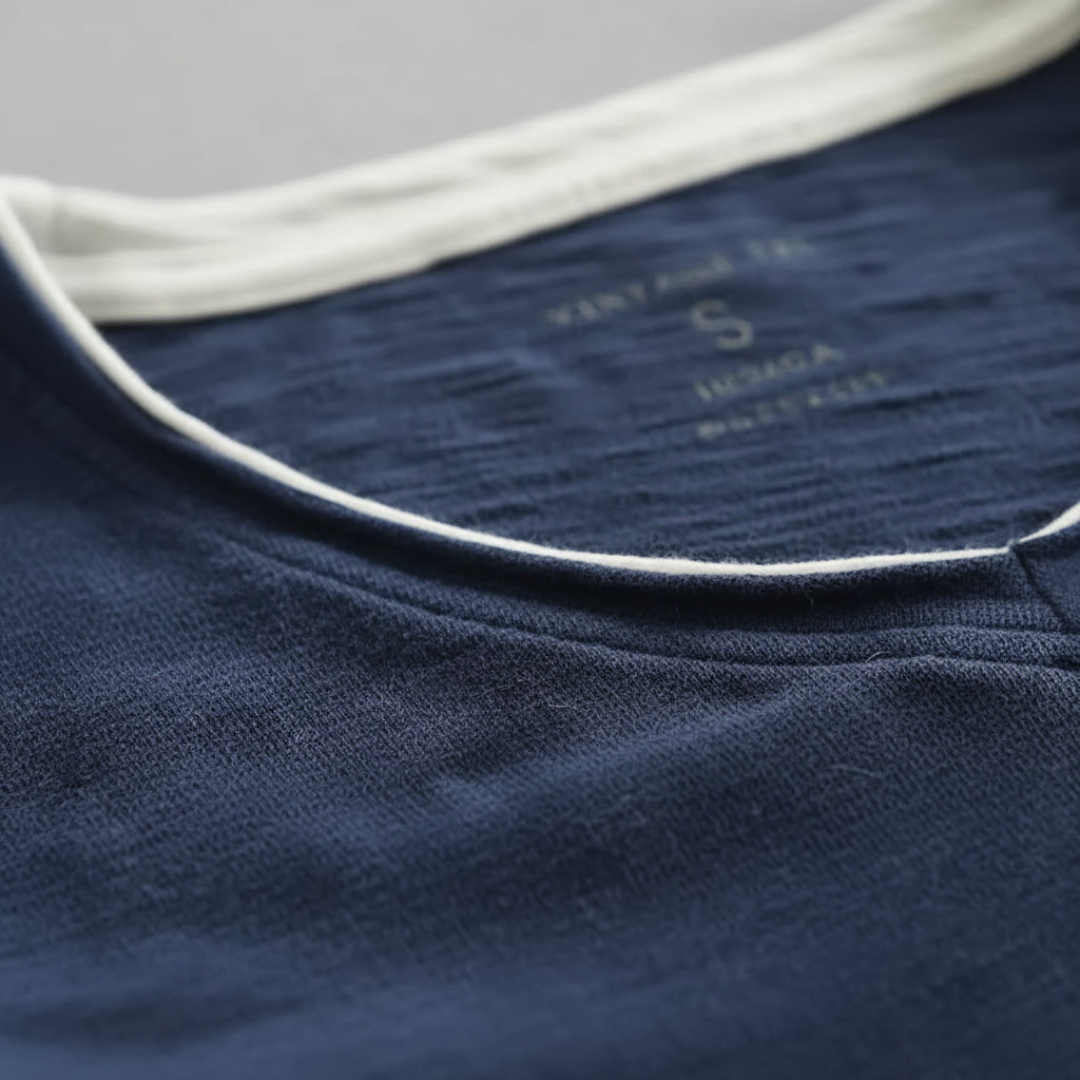 LEONARDO MARCO V-NECK JERSEY SHIRT