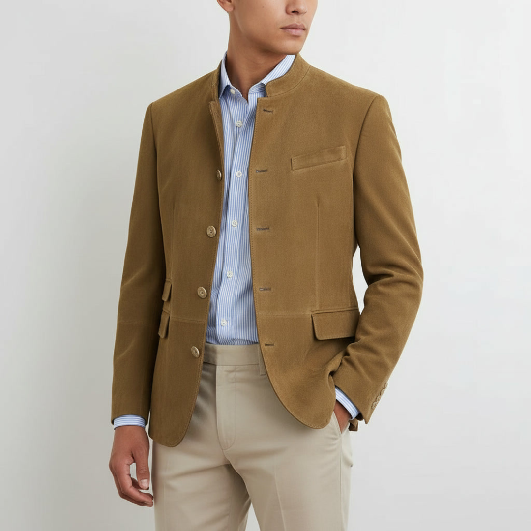 FEDERICO LORENZO OFFICER COLLAR BLAZER