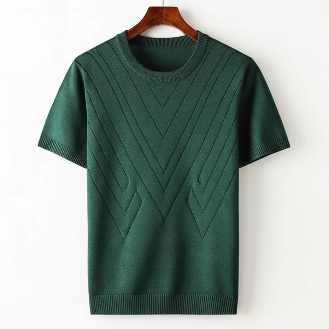 GIULIO FABRIZIO KNIT SILK SHIRT