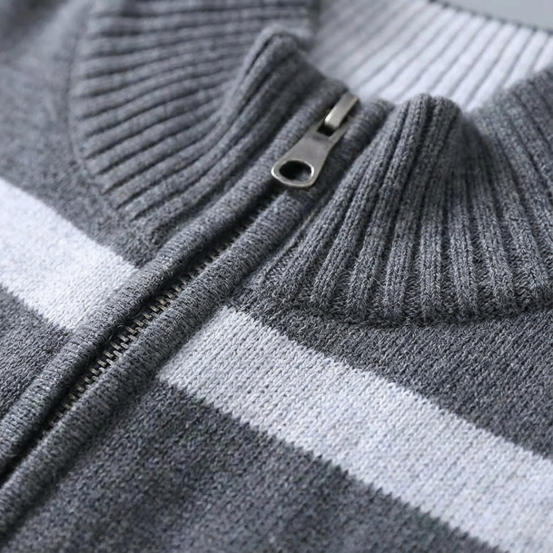 MARCO ADRIANO STRIPED COTTON VEST