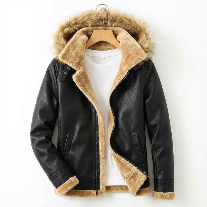 GIANCARLO MATTEO VELVET ARCTIC JACKET