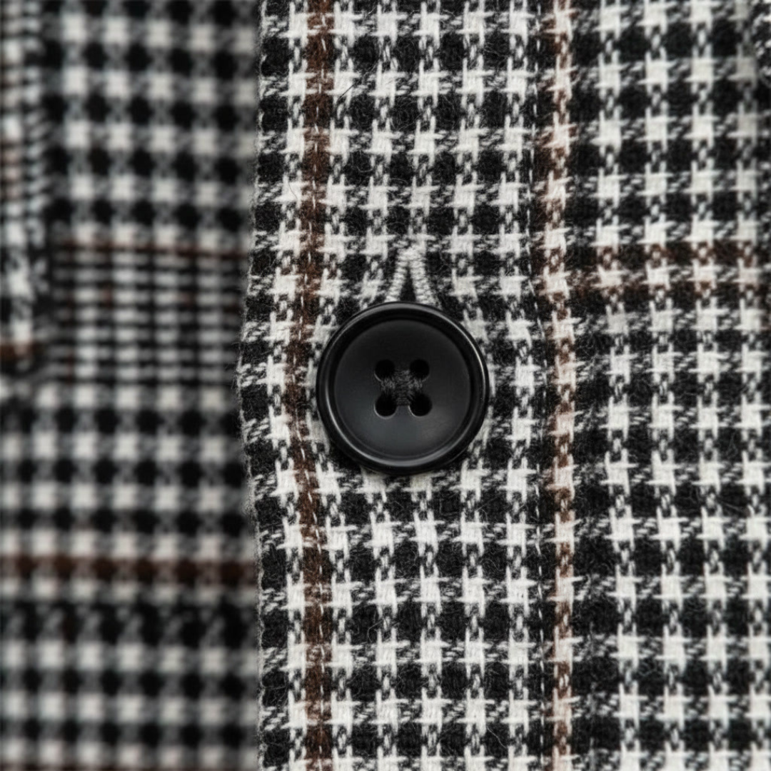 LEONARDO UMBERTO CHECK JACKET