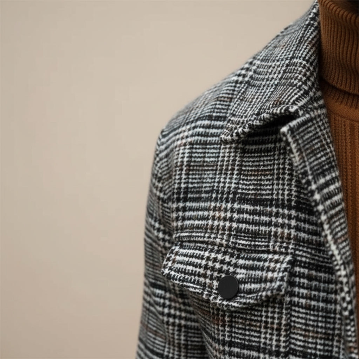 LEONARDO UMBERTO CHECK JACKET