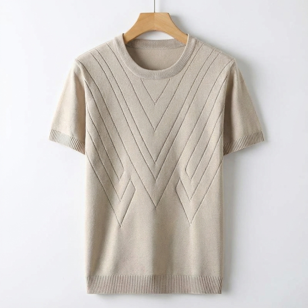 GIULIO FABRIZIO KNIT SILK SHIRT