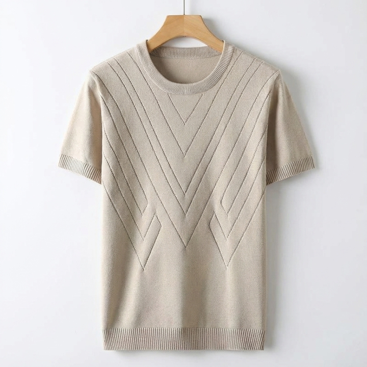 GIULIO FABRIZIO KNIT SILK SHIRT