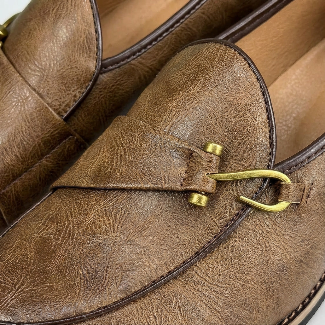 GIANLUCA VITTORIO BUCKLE LOAFER