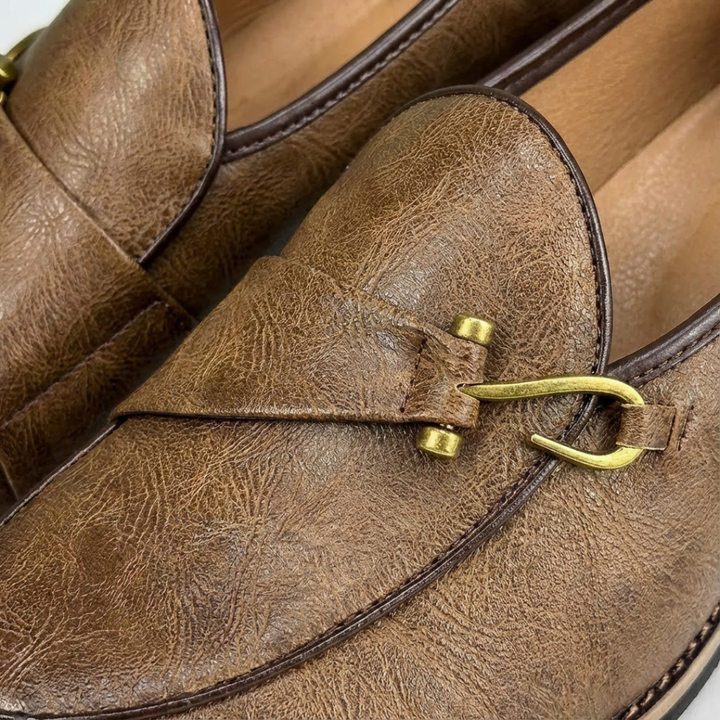 GIANLUCA VITTORIO BUCKLE LOAFER
