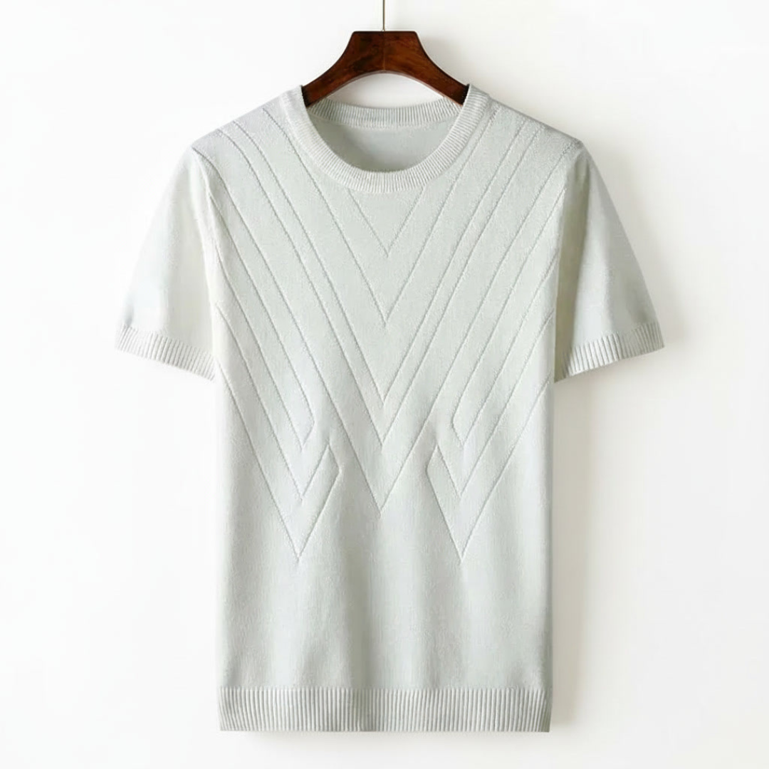 GIULIO FABRIZIO KNIT SILK SHIRT