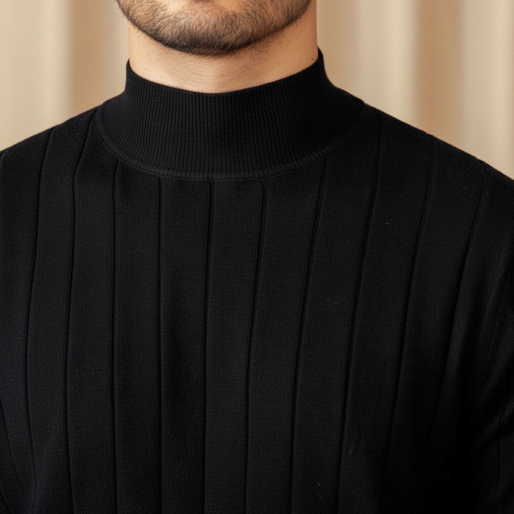 ALESSANDRO VITTORIO STRIPED KNIT SWEATER