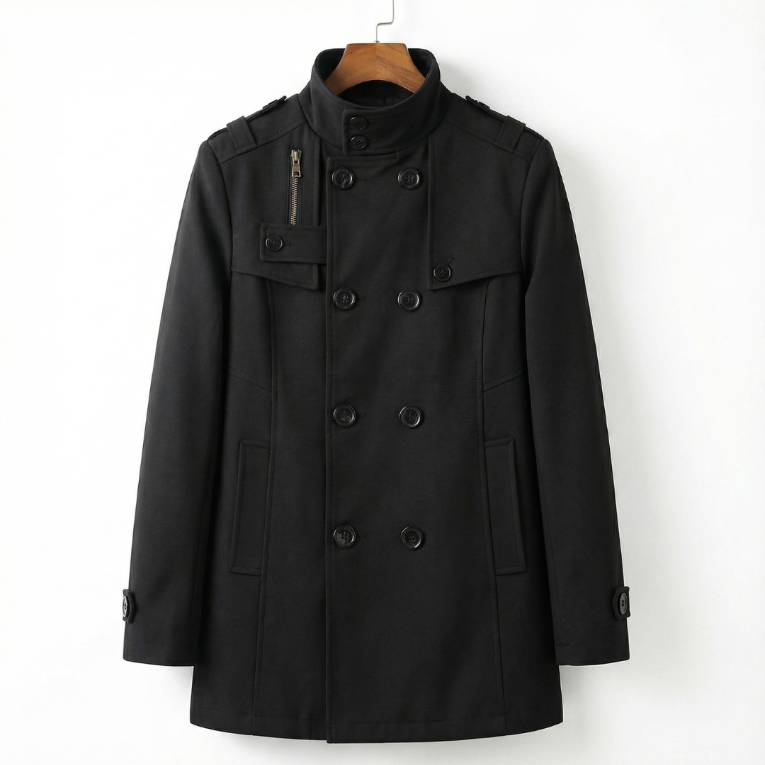 GIOVANNI RAFFAELE EPAULETTE COAT