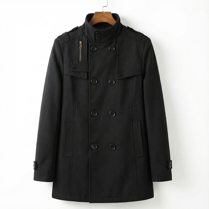 GIOVANNI RAFFAELE EPAULETTE COAT