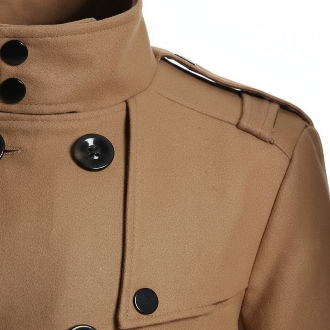 GIOVANNI RAFFAELE EPAULETTE COAT