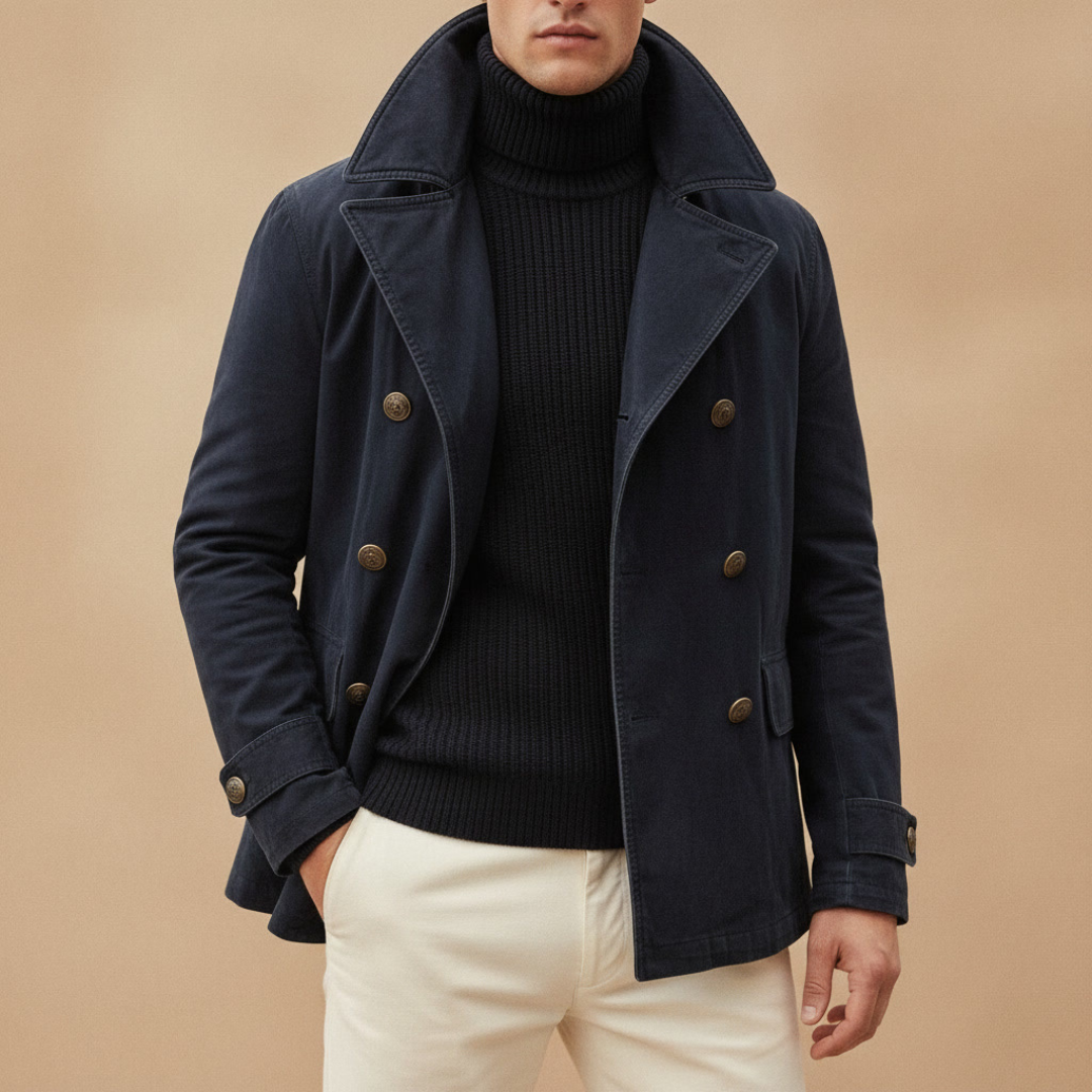 ALESSANDRO ROMANO SOFT DOUBLE BREASTED JACKET