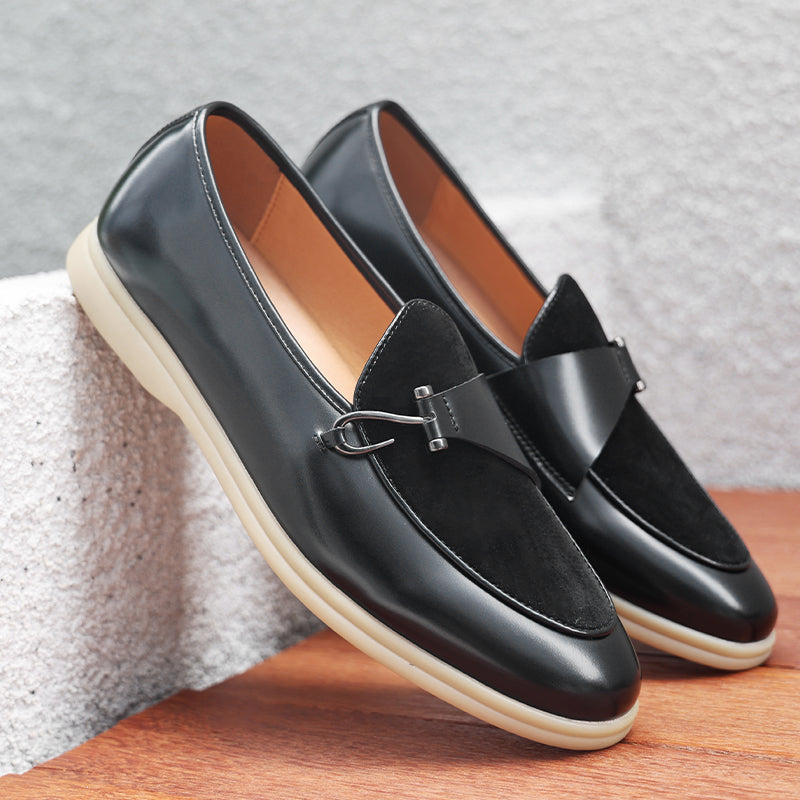 LORENZO GIOCCA SUEDE LOAFERS