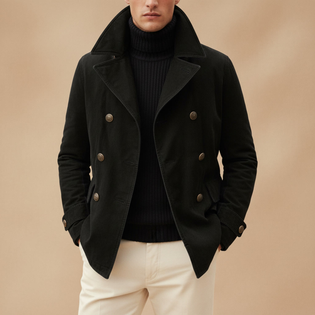 ALESSANDRO ROMANO SOFT DOUBLE BREASTED JACKET