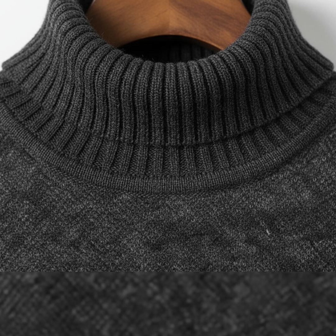 ALESSANDRO MARCO PIQUÉ TURTLENECK SWEATER