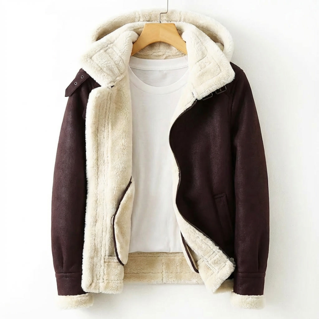 GIANCARLO MATTEO VELVET ARCTIC JACKET