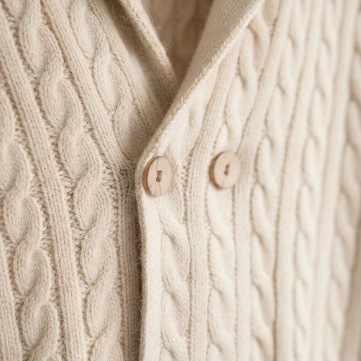 GIOVANNI TIZIANO DOUBLE-BREASTED CARDIGAN