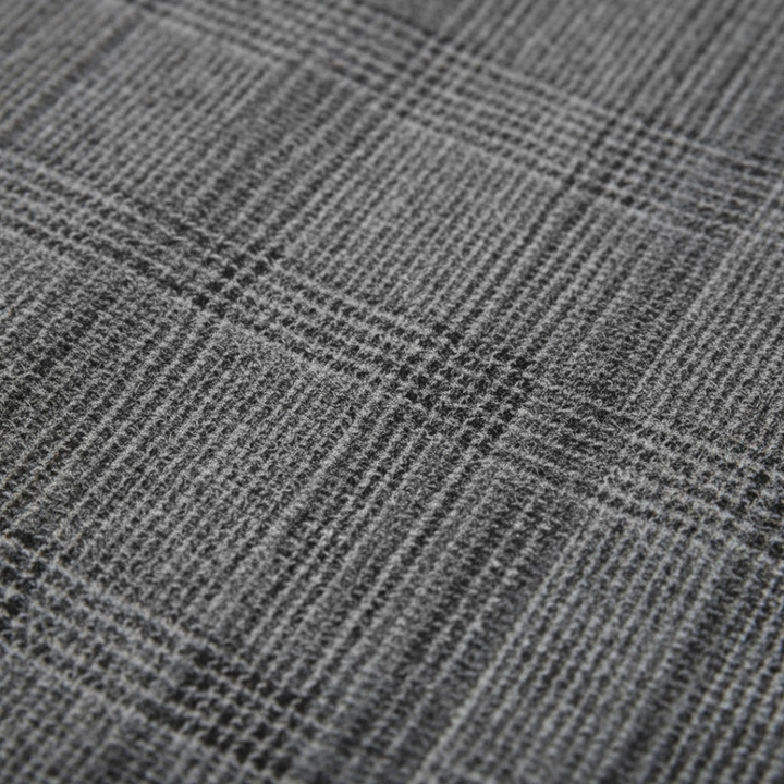 LORENZO VITTORIO CHECKED WOOL OVERCOAT