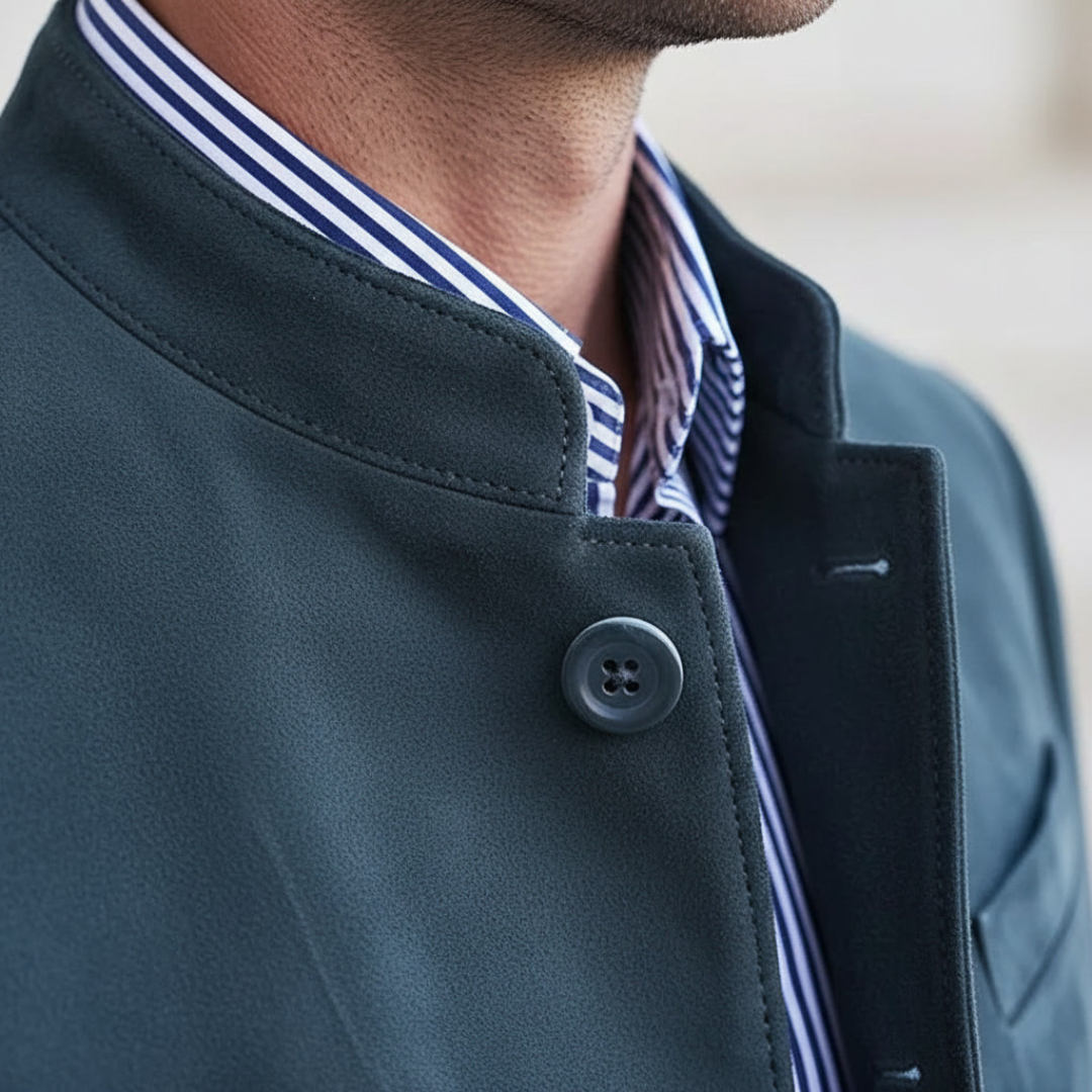 FEDERICO LORENZO OFFICER COLLAR BLAZER