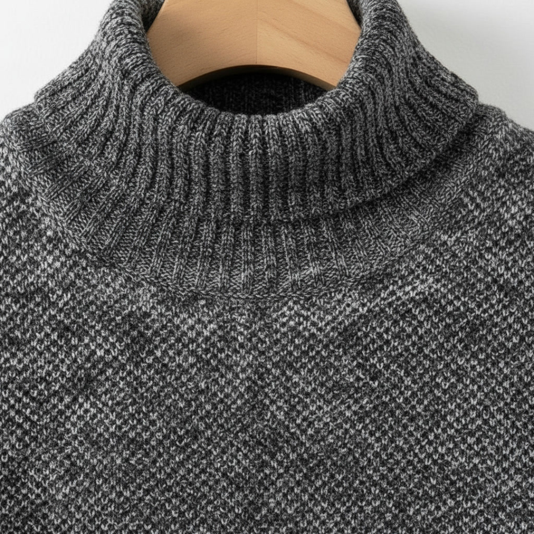 ALESSANDRO MARCO PIQUÉ TURTLENECK SWEATER
