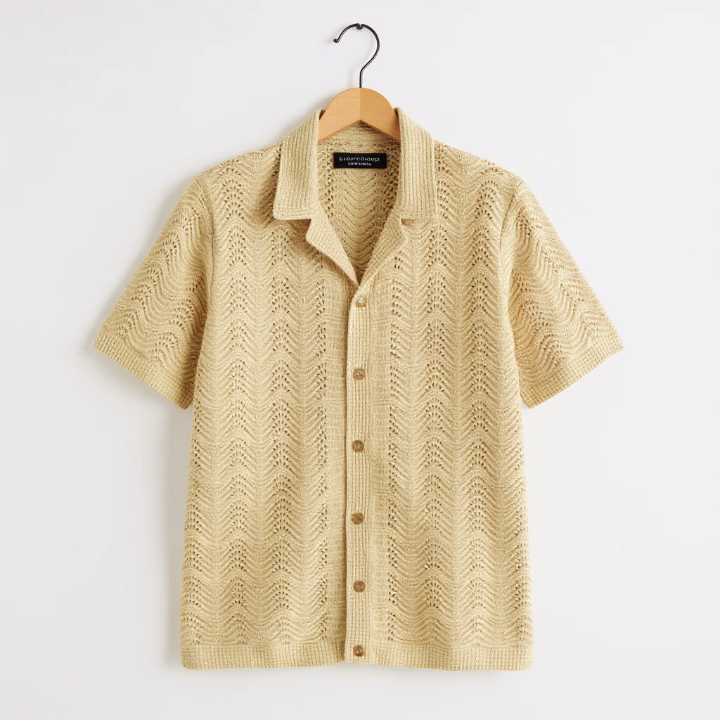 LEONARDO ADRIANO SICILIAN KNIT SHIRT