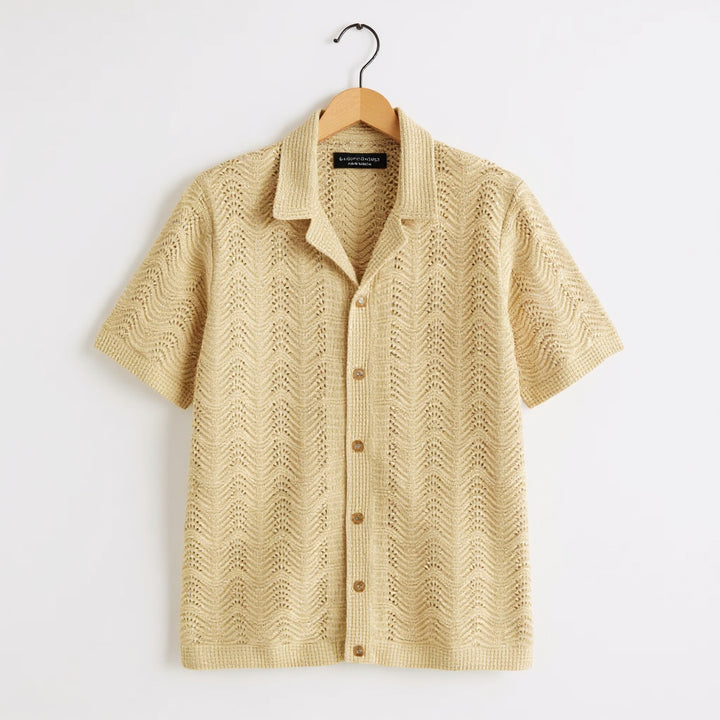 LEONARDO ADRIANO SICILIAN KNIT SHIRT