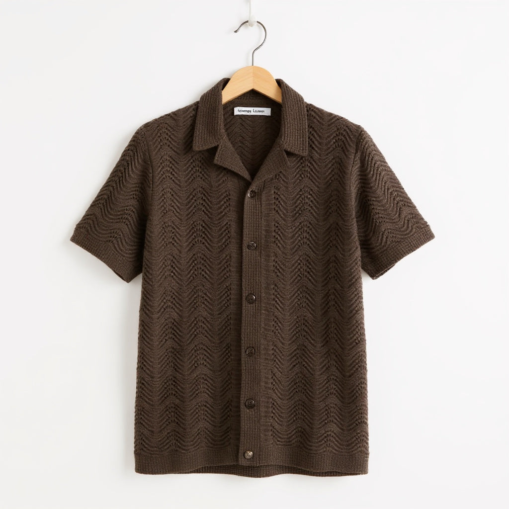 LEONARDO ADRIANO SICILIAN KNIT SHIRT