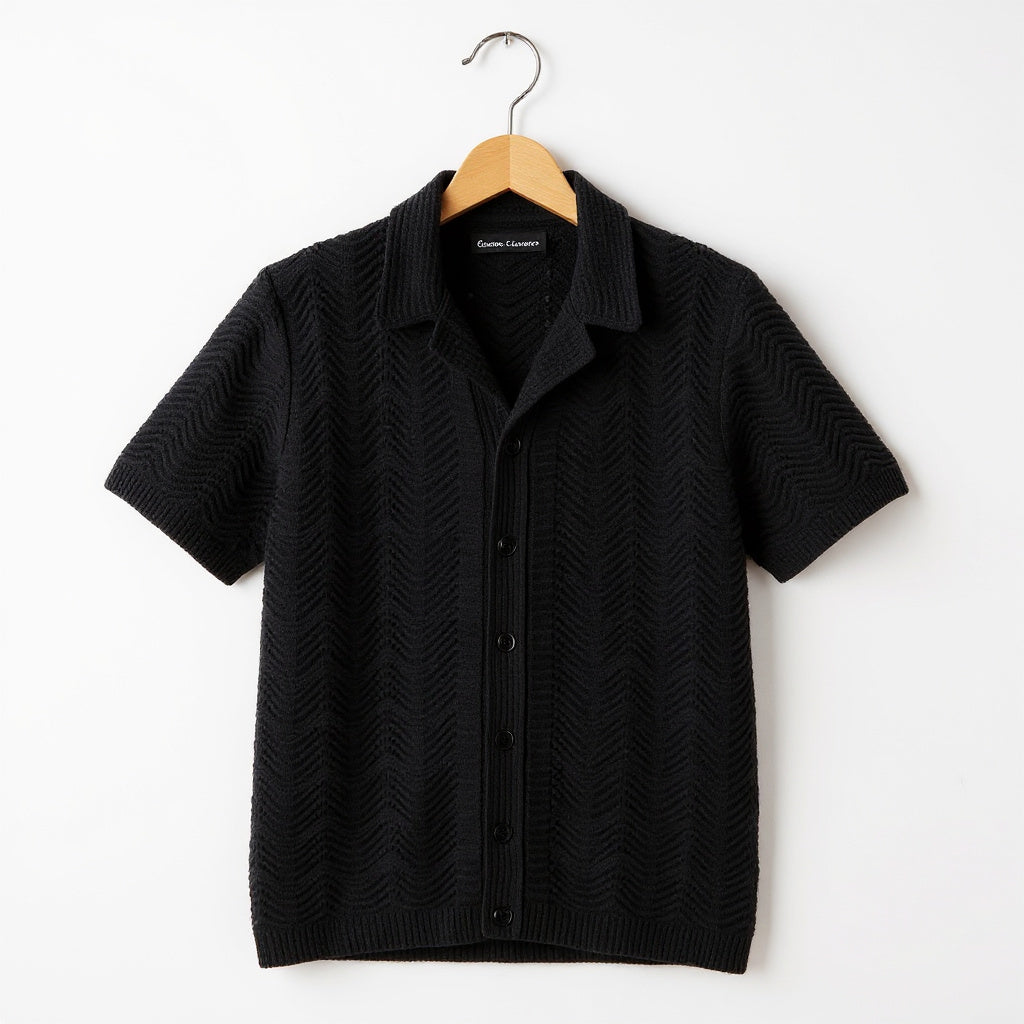 LEONARDO ADRIANO SICILIAN KNIT SHIRT