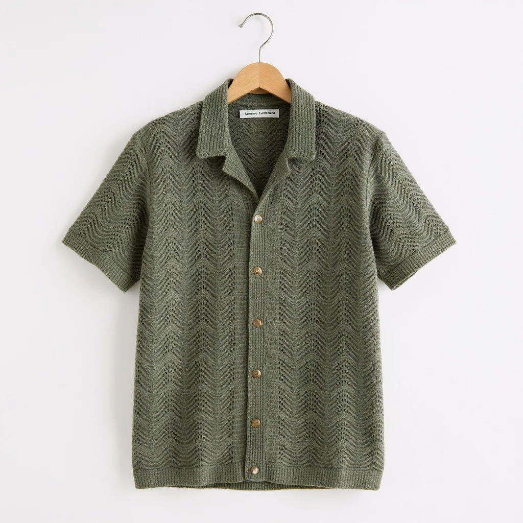 LEONARDO ADRIANO SICILIAN KNIT SHIRT