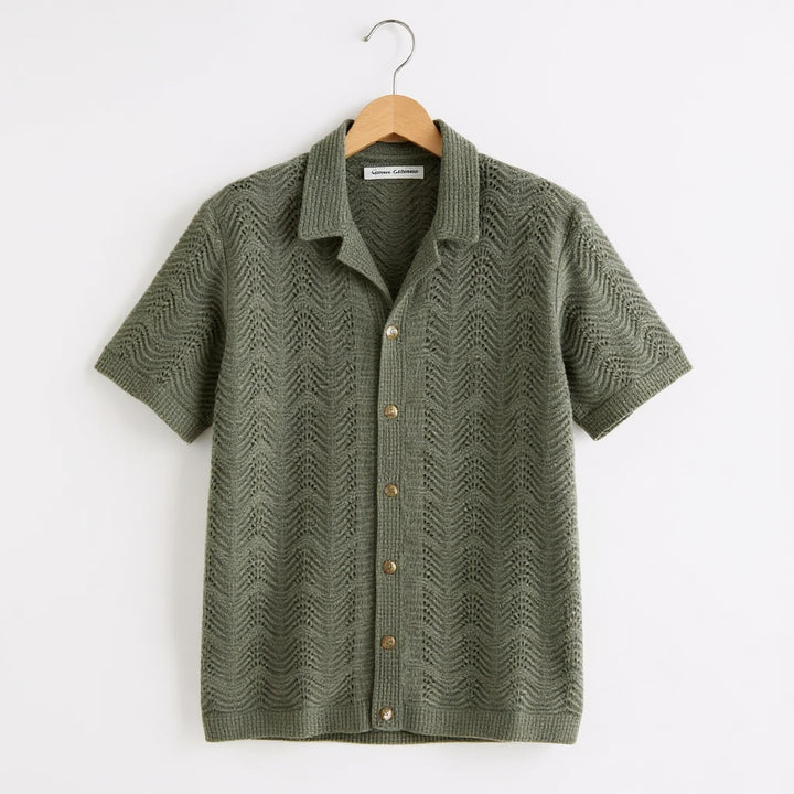 LEONARDO ADRIANO SICILIAN KNIT SHIRT