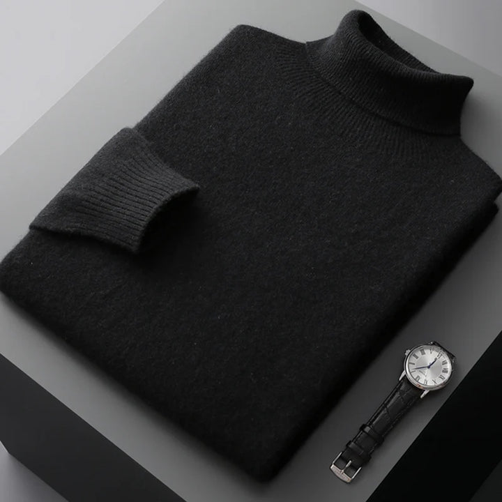 ALEXANDER STERLING MERINO WOOL TURTLENECK