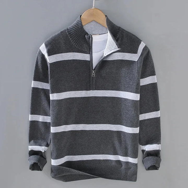 MARCO ADRIANO STRIPED COTTON VEST