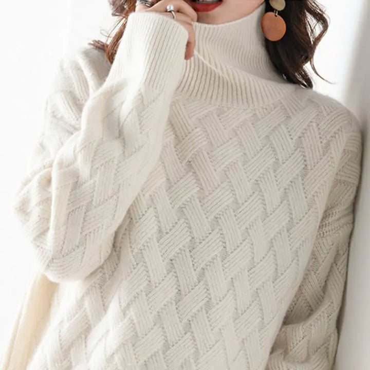 ISABELLA SOFIA TEXTURED TURTLENECK