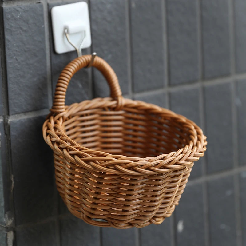 Woven Wall Storage Baskets