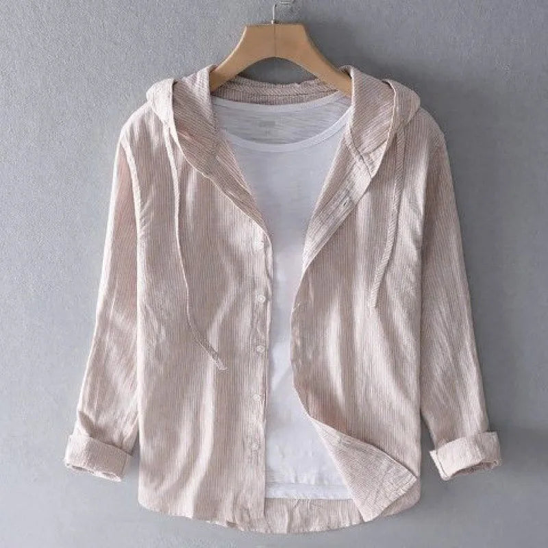 GIOVANNI LUCA HOODED SHIRT