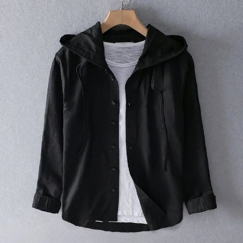 GIOVANNI LUCA HOODED SHIRT