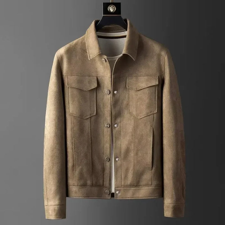 THEODORE MARCUS SUEDE BOMBER