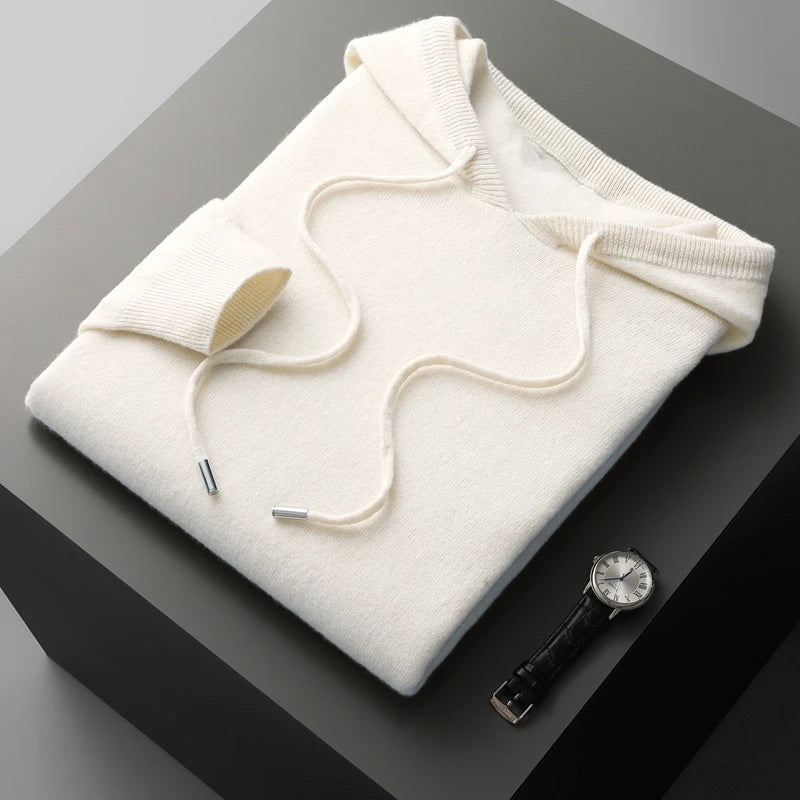 ALESSANDRO VITTORIO CASHMERE HOODIE SWEATER