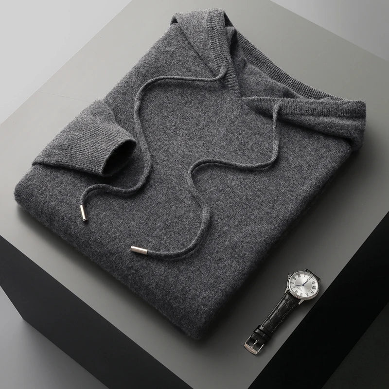 ALESSANDRO VITTORIO CASHMERE HOODIE SWEATER