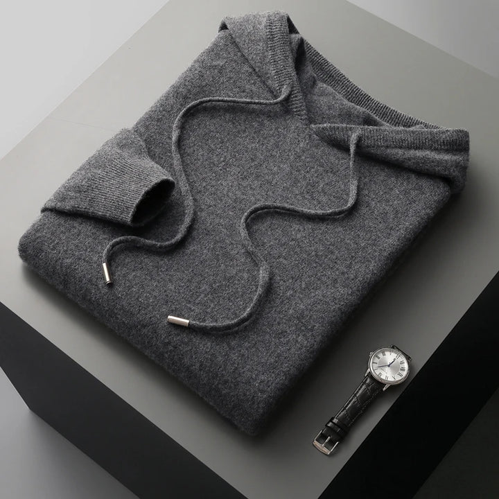 ALESSANDRO VITTORIO CASHMERE HOODIE SWEATER