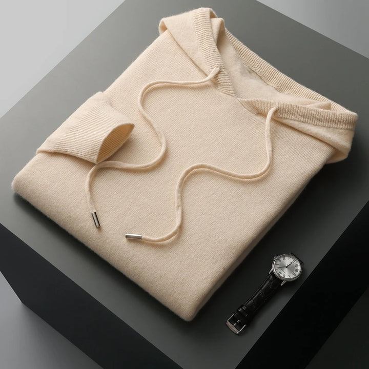 ALESSANDRO VITTORIO CASHMERE HOODIE SWEATER