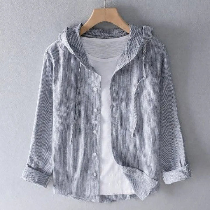 GIOVANNI LUCA HOODED SHIRT